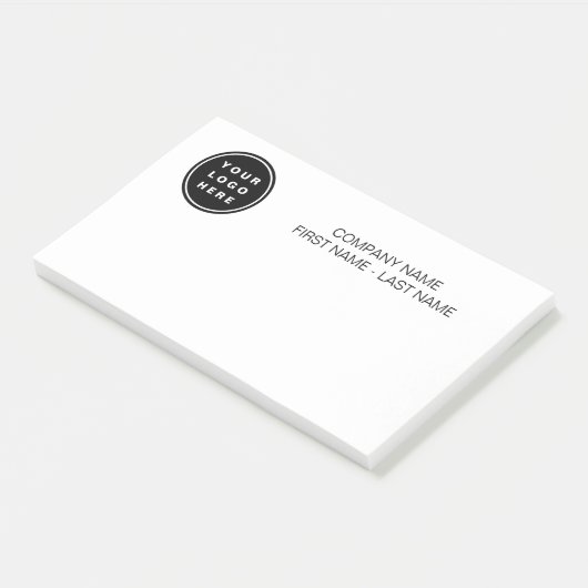 Werbeunternehmen für Ihr Firmenlogo Post-it Klebezettel (angewinkelt)