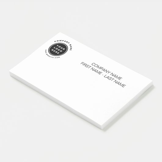 Werbeunternehmen für Ihr Firmenlogo Post-it Klebezettel (angewinkelt)