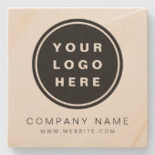 Werbeunternehmen für Ihr Firmenlogo Steinuntersetzer (Vorderseite)