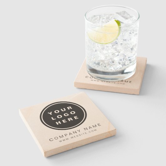 Werbeunternehmen für Ihr Firmenlogo Steinuntersetzer (Seitenansicht)