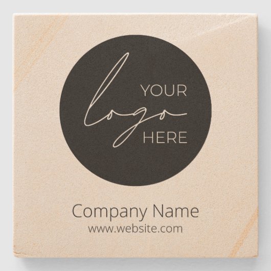 Werbeunternehmen für Ihr Firmenlogo Steinuntersetzer (Vorderseite)