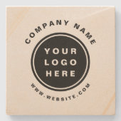 Werbeunternehmen für Ihr Firmenlogo Steinuntersetzer (Vorderseite)