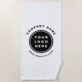 Werbeunternehmen für Ihr Firmenlogo Strandtuch (Vorderseite)