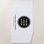 Werbeunternehmen für Ihr Firmenlogo Strandtuch (Vorderseite)