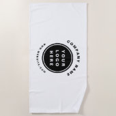 Werbeunternehmen für Ihr Firmenlogo Strandtuch (Vorderseite)