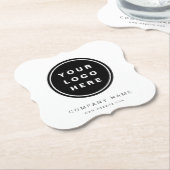 Werbeunternehmen für Ihr Firmenlogo Untersetzer (angewinkelt)