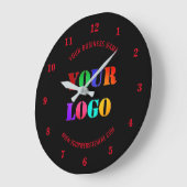 Werbeunternehmen für kundenspezifische Logos - Ihr Große Wanduhr (Winkel)