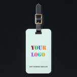 Werbeunternehmen für kundenspezifische Logos Perso Gepäckanhänger<br><div class="desc">Kundenspezifische Logos und Textwerbung Personalisiert - Hinzufügen von Logos / Bild und Text / Informationen - Umgestalten und verschieben Sie Elemente mit dem Anpassungsprogramm. Wählen Sie / fügen Sie Ihre Lieblingsfarbe Hintergrundfarbe!</div>