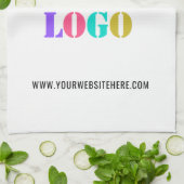 Werbeunternehmen für kundenspezifische Logos Perso Geschirrtuch (Gefaltet)