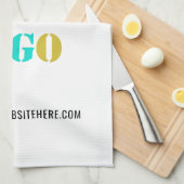 Werbeunternehmen für kundenspezifische Logos Perso Geschirrtuch (Viertel Falte)