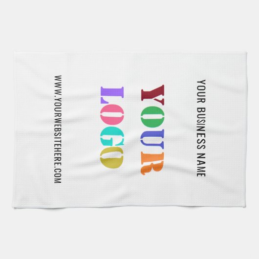 Werbeunternehmen für kundenspezifische Logos Perso Geschirrtuch (Horizontal)