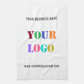Werbeunternehmen für kundenspezifische Logos Perso Geschirrtuch (Vertikal)