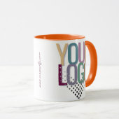 Werbeunternehmen-Logo benutzerdefinierte Website Tasse (VorderseiteRechts)
