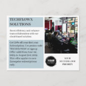 Werbeunternehmen oder Rabattgeschäfte Postkarte (Vorderseite)