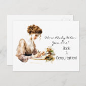 Werbeunternehmen Postkarte (Vorne/Hinten)