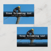 Werbeunternehmen Tree Cutting Services Business C Visitenkarte (Vorne/Hinten)