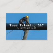 Werbeunternehmen Tree Cutting Services Business C Visitenkarte (Vorderseite)