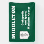 Werbeunternehmenbanner mit Logo Banner (Vertikal)