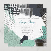 Werbeveranstaltung für Abstrakte Kunstsammlungen Einladung (Vorne/Hinten)