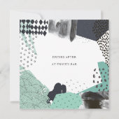 Werbeveranstaltung für Abstrakte Kunstsammlungen Einladung (Rückseite)