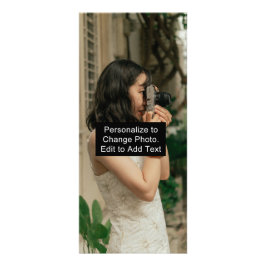 Werbeveranstaltung für kundenspezifische Fotos Werbekarte