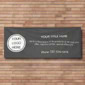 Werbeveranstaltung für umweltfreundliche Geschäfts Banner