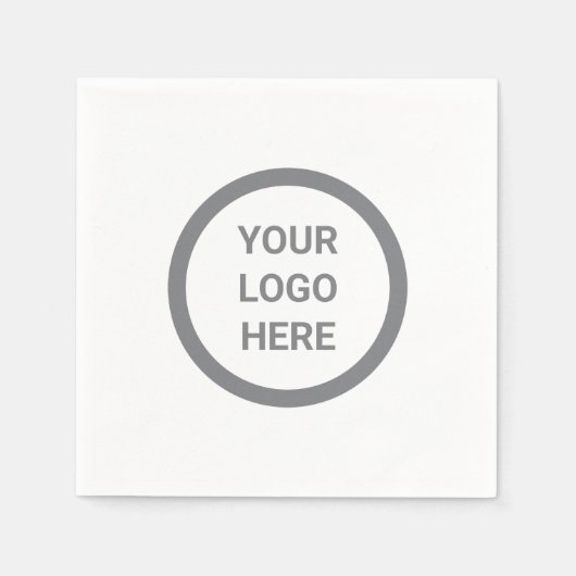 Werbeveranstaltung mit einfacher Logo-Marke Serviette (Vorderseite)