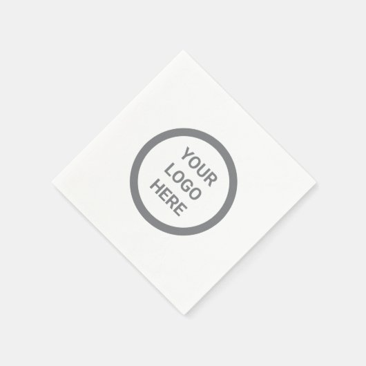 Werbeveranstaltung mit einfacher Logo-Marke Serviette (Ecke)