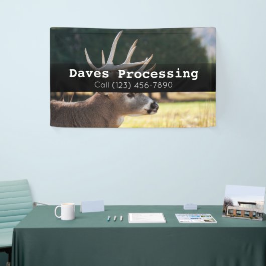 Werbeverbot für Wildtierbearbeitung Banner (Messeveranstaltung)