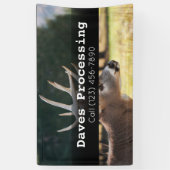 Werbeverbot für Wildtierbearbeitung Banner (Vertikal)