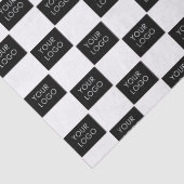 Werbeverpackung für moderne Firmenlogos Seidenpapier (Detail)