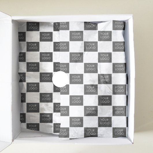 Werbeverpackung für moderne Firmenlogos Seidenpapier