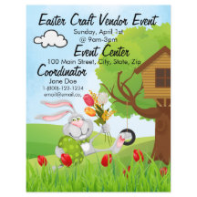 Werbevorlage für Veranstaltungen des Osterhandwerk