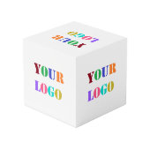 Werbewürfel für kundenspezifische Firmenlogo Würfel (Rückseite Schrägansicht)