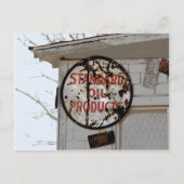 Werbezeichen auf der Route 66 Postkarte (Vorderseite)