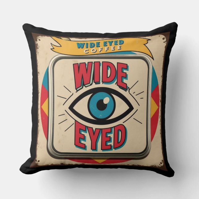 Werbezeichen für Breitband-Coffee-Co Kissen (Vorderseite)