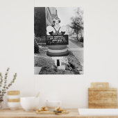 Werbezeichen für Hamburger - 1938 Poster (Küche)