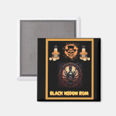 Werbezeichen für Metalle für Black Widow Magnet (Vorderseite/Rückseite)