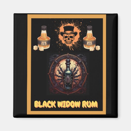Werbezeichen für Metalle für Black Widow Magnet (Vorne)