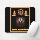 Werbezeichen für Metalle für Black Widow Mousepad (Mit Mouse)