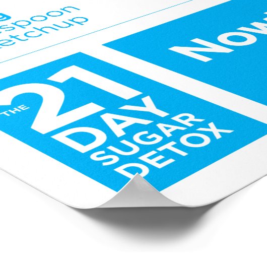 Werbezuckerplakat Poster (Ecke)