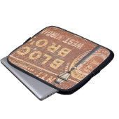 Werbung auf Seiten des Gebäude Laptopschutzhülle (Vorne Knopf)