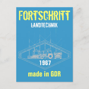 Werbung DDR Landtechnik Postkarte