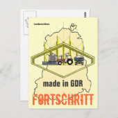 Werbung DDR Landtechnik Postkarte (Vorne/Hinten)