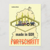 Werbung DDR Landtechnik Postkarte (Vorderseite)