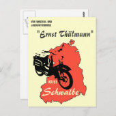 Werbung DDR-Mopeds/Roller Postkarte (Vorne/Hinten)