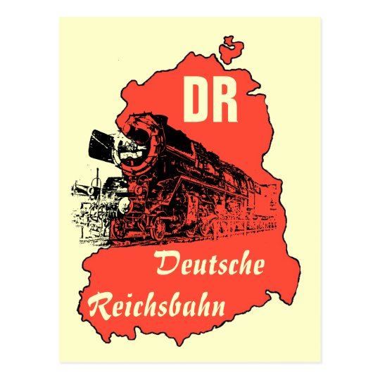 Werbung Ddr Reichsbahn Postkarte Zazzle De