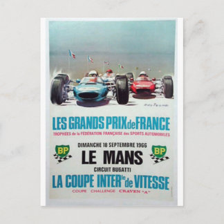 Werbung für 1966 Lemans Postkarte