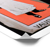 Werbung für "A Night Out" im Vaudeville Poster (Ecke)