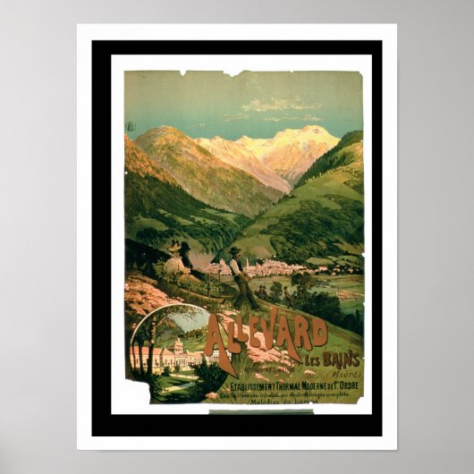 Werbung für "Allevard Les Bains", Isere (col Poster (Vorne)